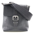 Pre-Owned LOUISize VUITTON Louis Vuitton Yuma Sizehoulder Bag Utah M97024 Leather Basalt Black RI3059 Men's (Good)