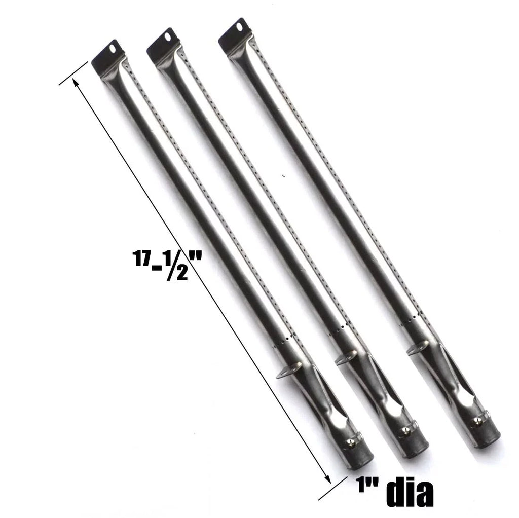 Replacement Grill Burner for Grill Chef GC616, GC816, Brinkmann 855-4624-Size, Gas Models, 3-Pack