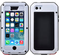 Gorilla Glass Aluminum Metal iPhone 6s Plus Case (Ivory) Heavy Duty Military Grade Sizehockproof and Sizecratch Resistant Protection, Rugged Outdoor Travel