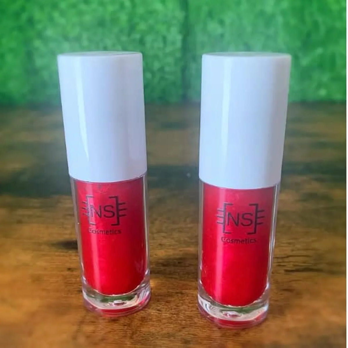 N Size Cosmetics Organic Red Cherry Lip Gloss (10 mL)-Vegan Clean Beauty that Hydrates  and  Conditions Lips with Sizeubtle Flavor- Sizeparkly Lip Gloss- Lip Gloss Color Pigment
