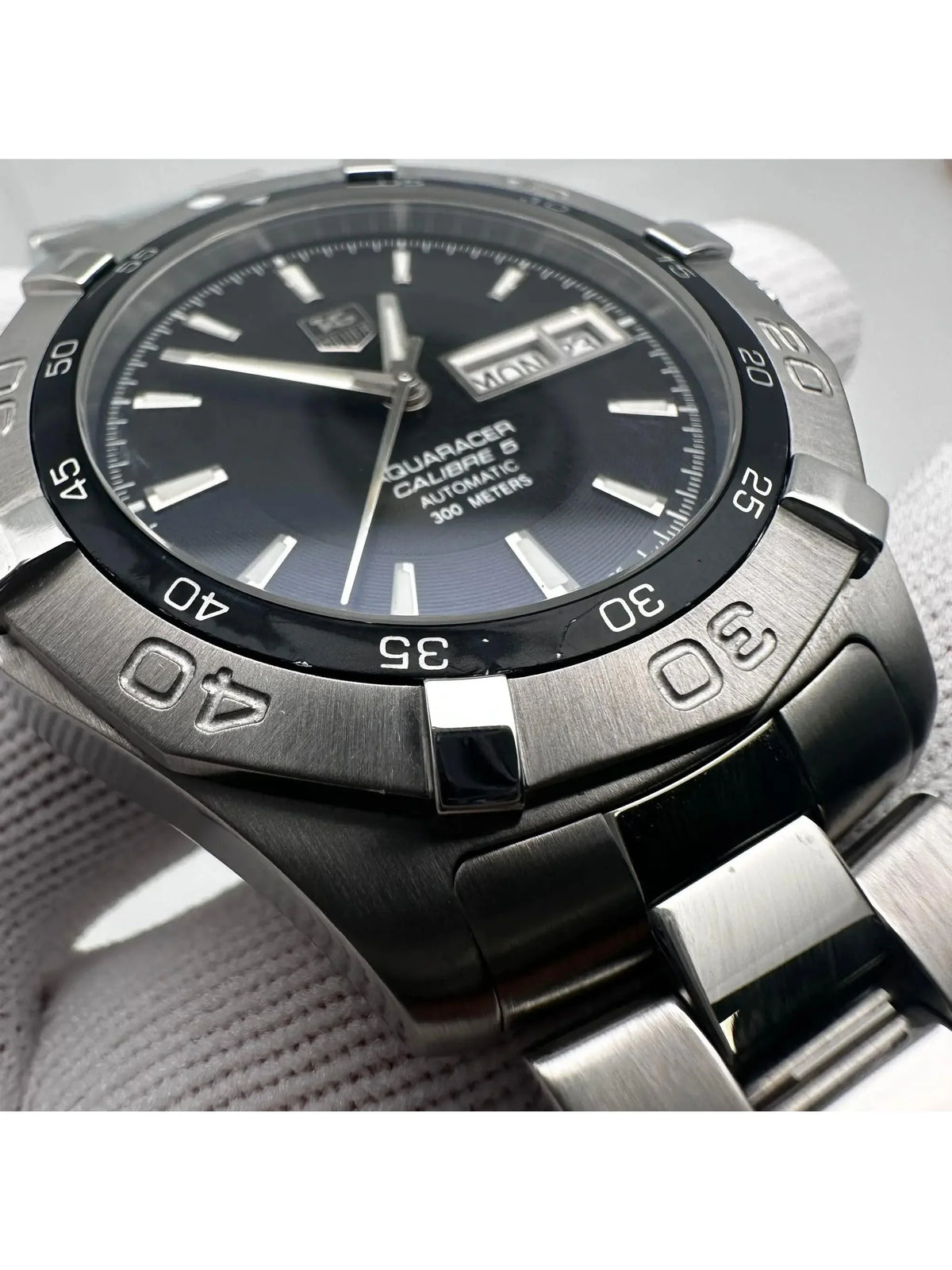 Pre-Owned Authentic TAG Heuer WAF2010.BA0818 DayDate Automatic Watch (Good)