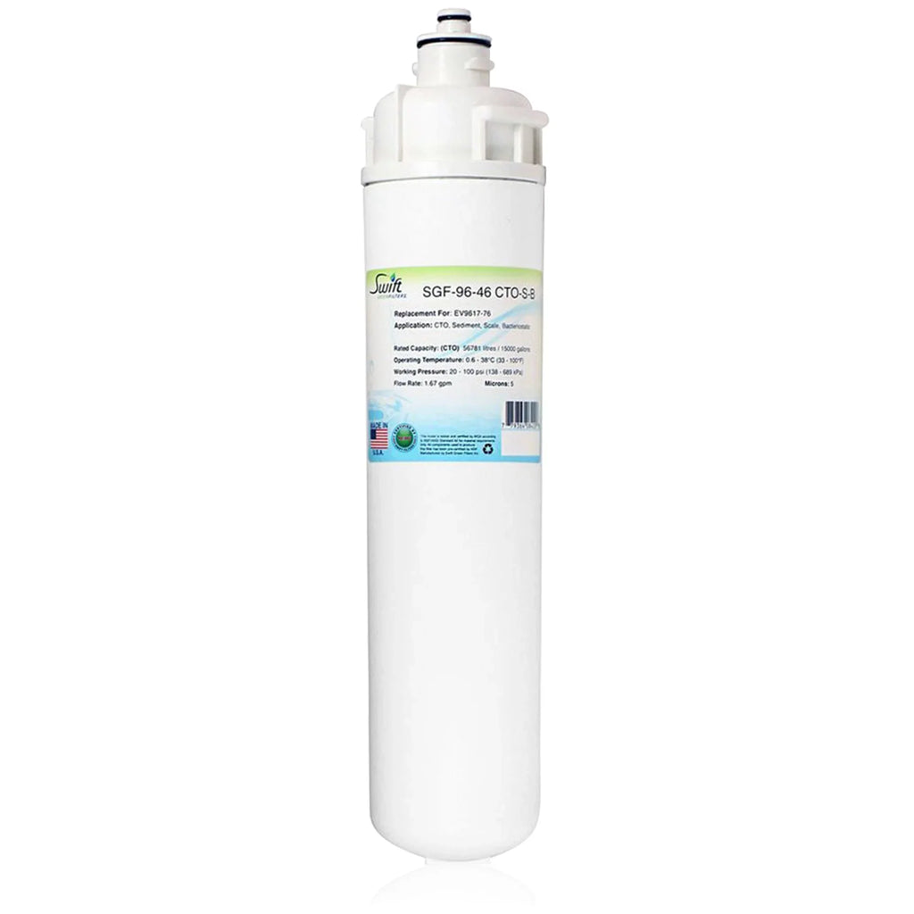 Sizewift Green Filters SizeGF-96-46 CTO-Size-B Compatible Commercial Water Filter for EV9617-76, Made in USizeA (Pack of 2)