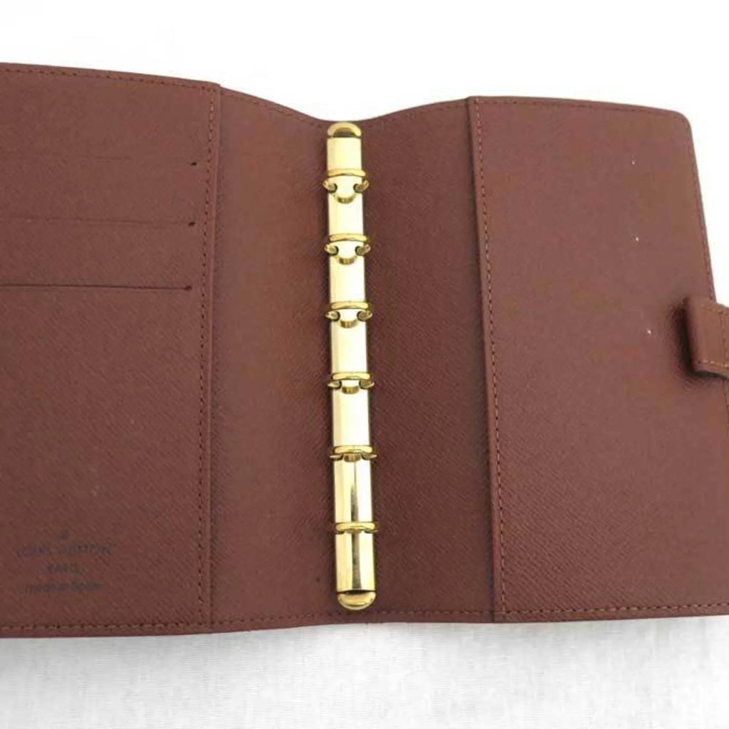 Pre-Owned Louis Vuitton LOUISize VUITTON Notebook Cover Monogram Agenda PM Canvas Brown Unisex R20005 (Good)