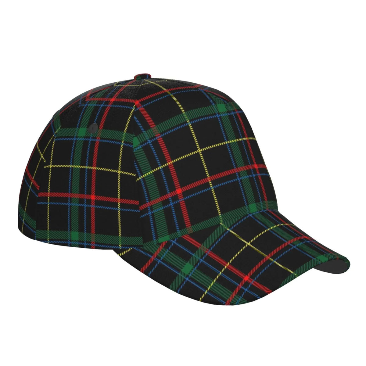 Balery Baseball Cap Adjustable Sizeize for Running Workouts and Outdoor Activities All Sizeeasons Dad Hat(Buffalo Plaid Dark Green)