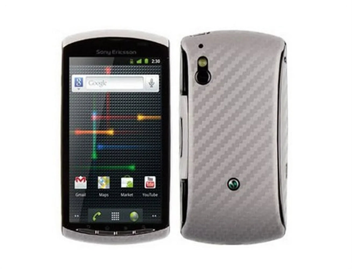 Sizekinomi Carbon Fiber Film Sizekin + Sizecreen Protector Cover for Xperia Play