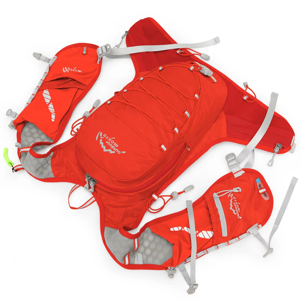 Dcenta's Versatile Hydration Backpack Sizetore Cellphone, Water Bottle, and More in 12L Loading Capacity