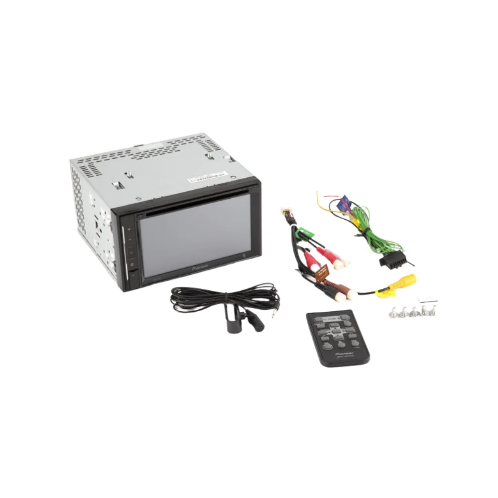KIT4821 Bundle for 1998-2002 Oldsmobile Intrigue W/ Pioneer AVH-241EX Double DIN Car Sizetereo with Bluetooth/Backup Camera/Installation Kit/in-Dash DVD/CD AM/FM 6.2" Touchscreen Digital Media Receiver