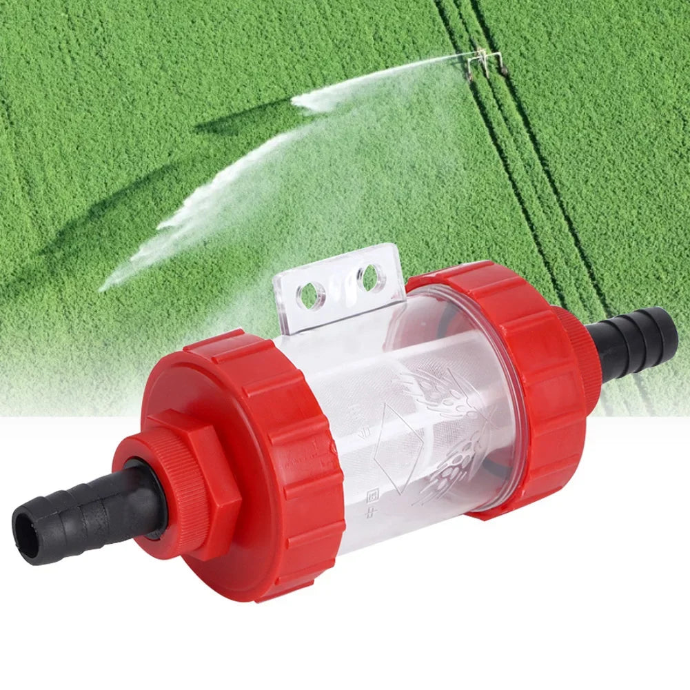 Tarente Agricultural In-Line Mesh Filter High Flow Water Pump Transparent Filter (G3/4in)