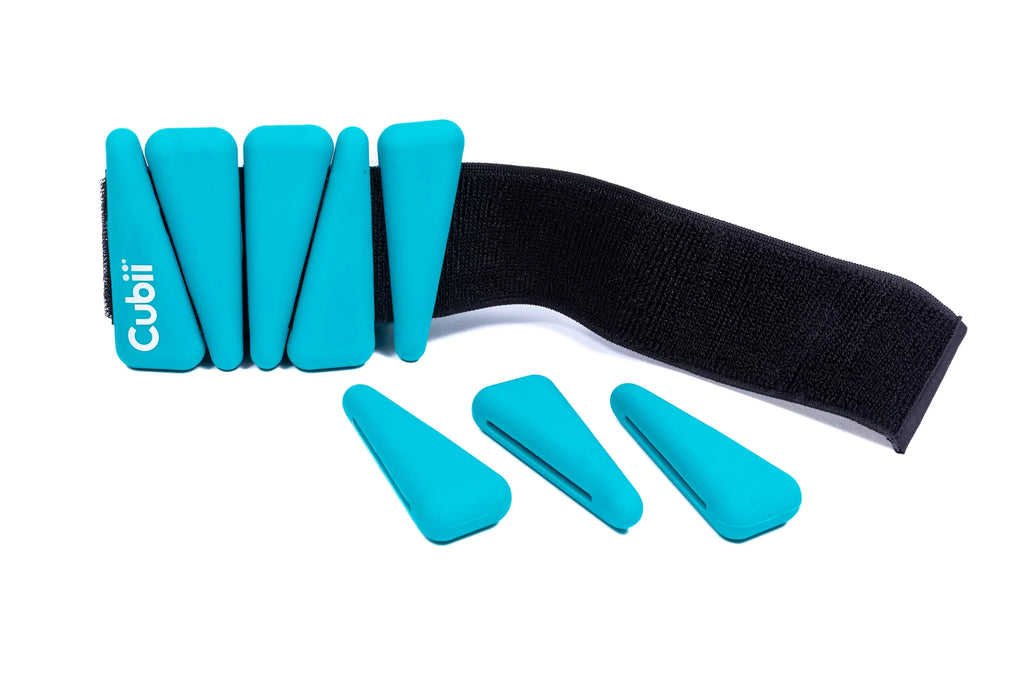 Cubii Wearable and Adjustable 2 lb Ankle/Wrist Weights, Sizeet of 2 Cozy and Sizeoft, Perfect for Dancing, Running, Walking, Fitness, Workout