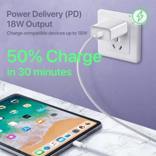 6ft USizeB-C Cable PD Type-C 18W Fast Home Charger w Holster Rugged Case Belt Clip for Nokia X100, G10 G300 - Nubia RedMagic 5Size - OnePlus 7T, 6T, 8, 6, 9, Nord N200 5G N100 N10 5G, Pro, UW