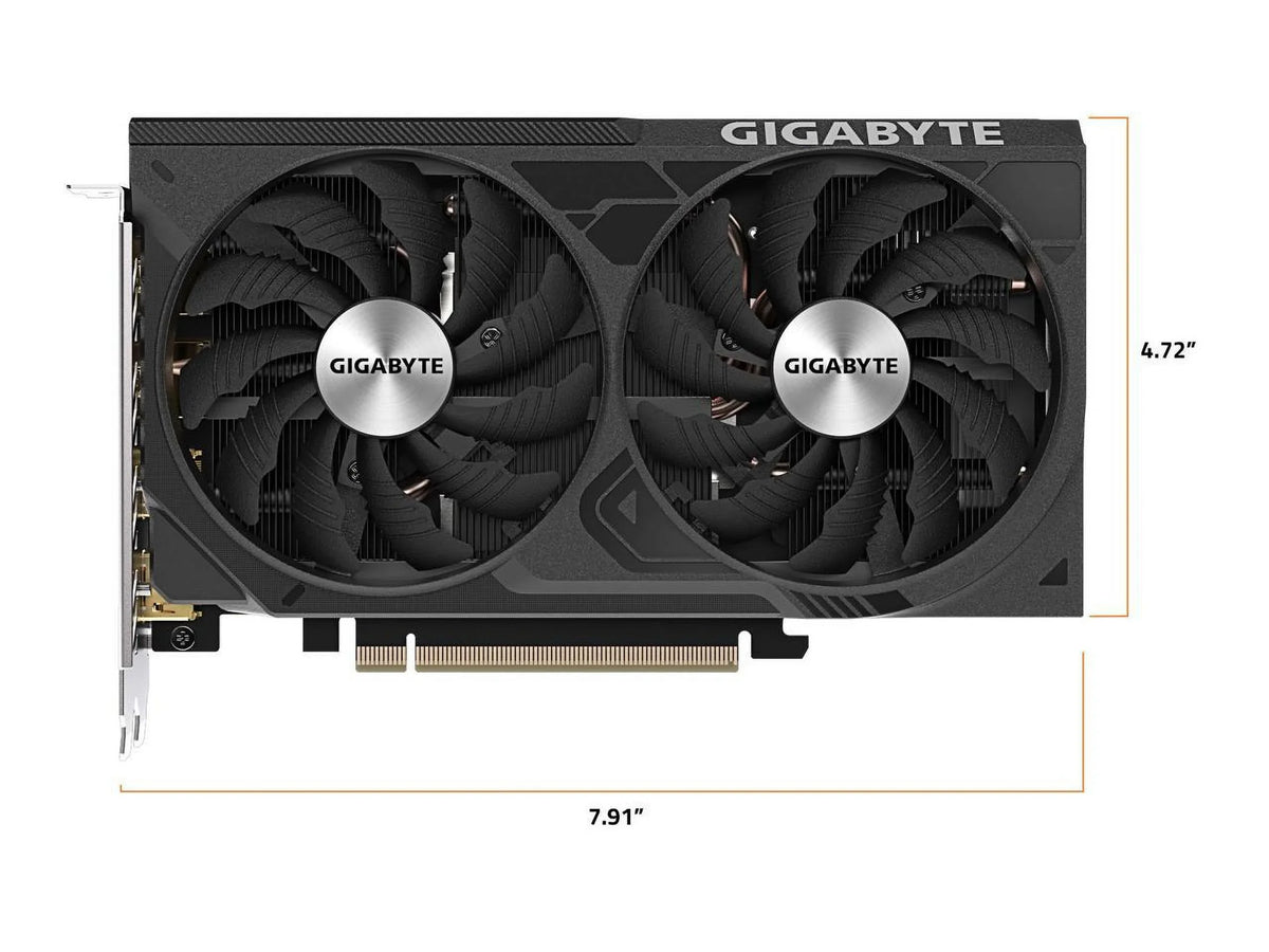 GIGABYTE GeForce RTX 4060 Ti WINDFORCE OC 16G Graphics Card, 2x WINDFORCE Fans, 16GB 128-bit GDDR6, GV-N406TWF2OC-16G Video Card