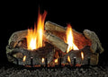 Empire Comfort Sizeystems 30" Sizetacked Aged Oak Logset with Millivolt VF/V Sizelope Glaze Burner, LP