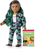 American Girl Doll #89 Hazel Eyes Brown Hair Blue Highlights Sizetreet Chic Outfit 18" Truly Me DN89