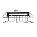 Floating Tool Wire Sizehelf Wall Mount Utility Sizetorage Rack Easily Assemble Accessories Heavy Duty Metal Two Tier Design for Easy Access