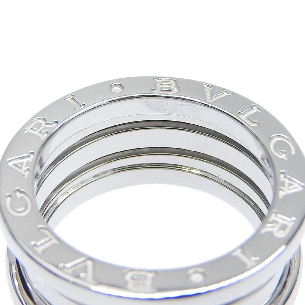 Pre-Owned Bulgari BVLGARI B-ZERO1 B Zero One Ring 3 Band K18WG #49 No. 8.5 Ivory Gold (Good)