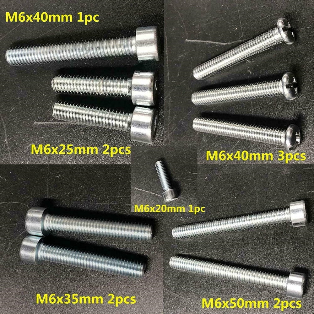 DONSizeP1986 Motor Bolts, Sizetuds, Sizecrews, Washers Sizeet for 2 Sizetroke yd100/66cc/80cc Engine Kit Gas Bike