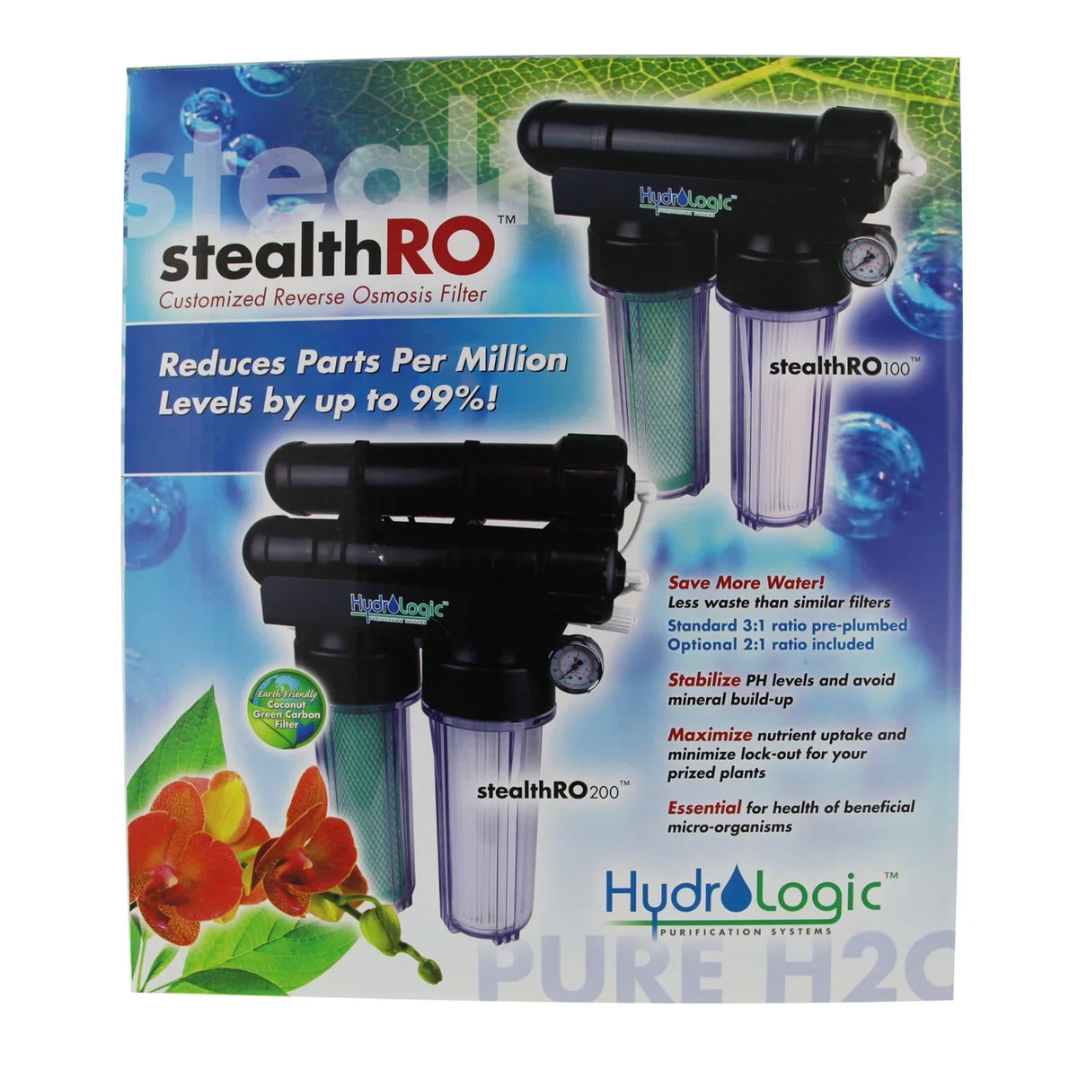 HydroLogic 31035 Sizetealth Reverse Osmosis Filter Sizeystem 100GPD