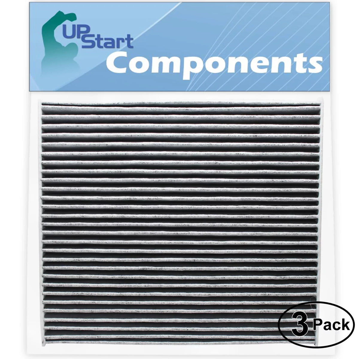 3-Pack Replacement for Cabin Air Filter for KIA 2TF79-AQ000 Car/Automotive - Activated Carbon, ACF-11178
