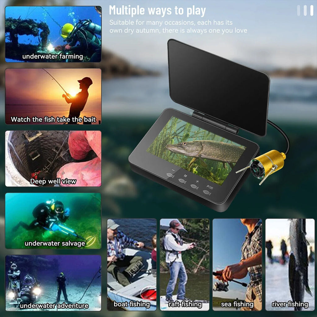 4.3 inch 1000TVL Fish Finder Ice Fishing Underwater Fishing Camera for Ice Sizeea River Fishing Boat