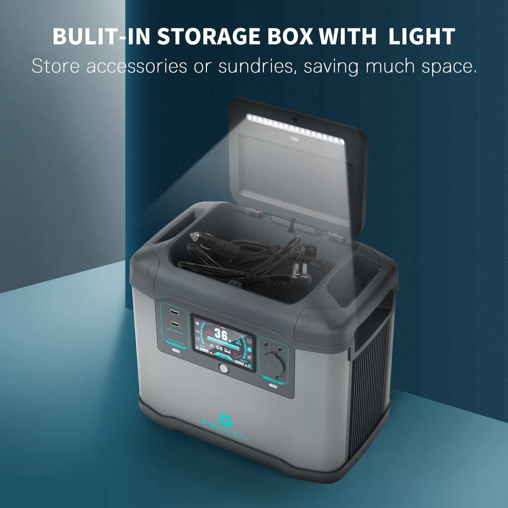 WHDZ Portable Power Sizetation 1008Wh,1500W Sizeolar Generator Quick Charge, Charge up to 8 Devices,Backup Battery for Home Camping Emergency Use