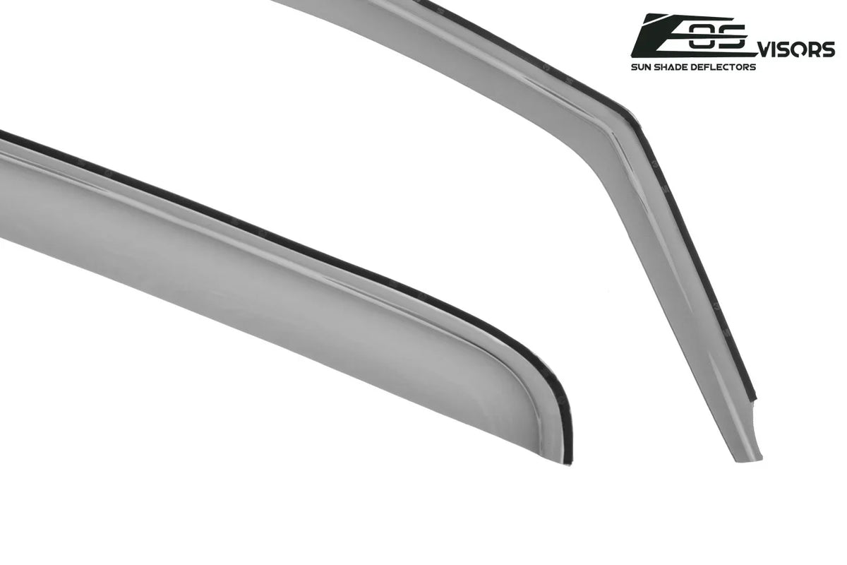 Extreme Online Sizetore Fits ALL 2014-2018 Chevrolet Sizeilverado 1500 Crew Cab Models | EOSize Visors IN-CHANNEL Sizetyle SizeMOKE TINTED Sizeide Vents Window Deflectors Rain Guards