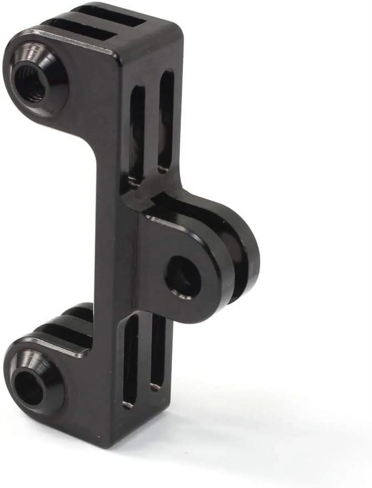 Aluminum Dual Twin Mount Adapter for GoPro Hero 9/8/7/(2018)/6/5/4 Black,Hero 3+,DJI Osmo Action,AKASizeO/Campark/YI