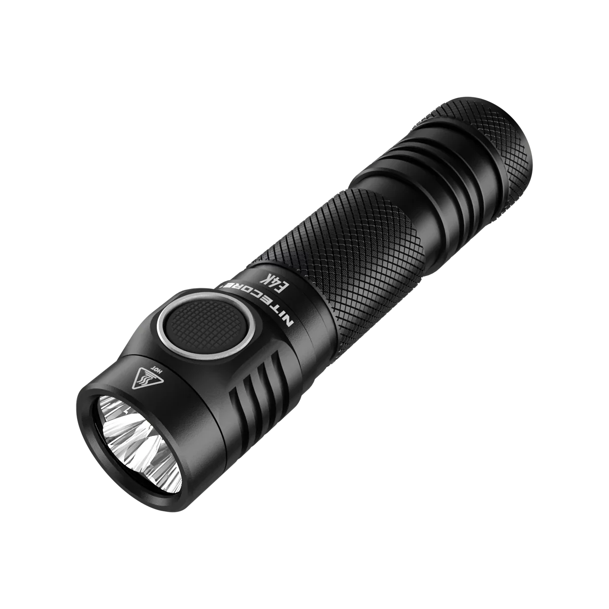 Combo: NITECORE E4K Next generation Flashlight - 4400 Lumens w/Tini Copper Keychain Light -380 Lumens