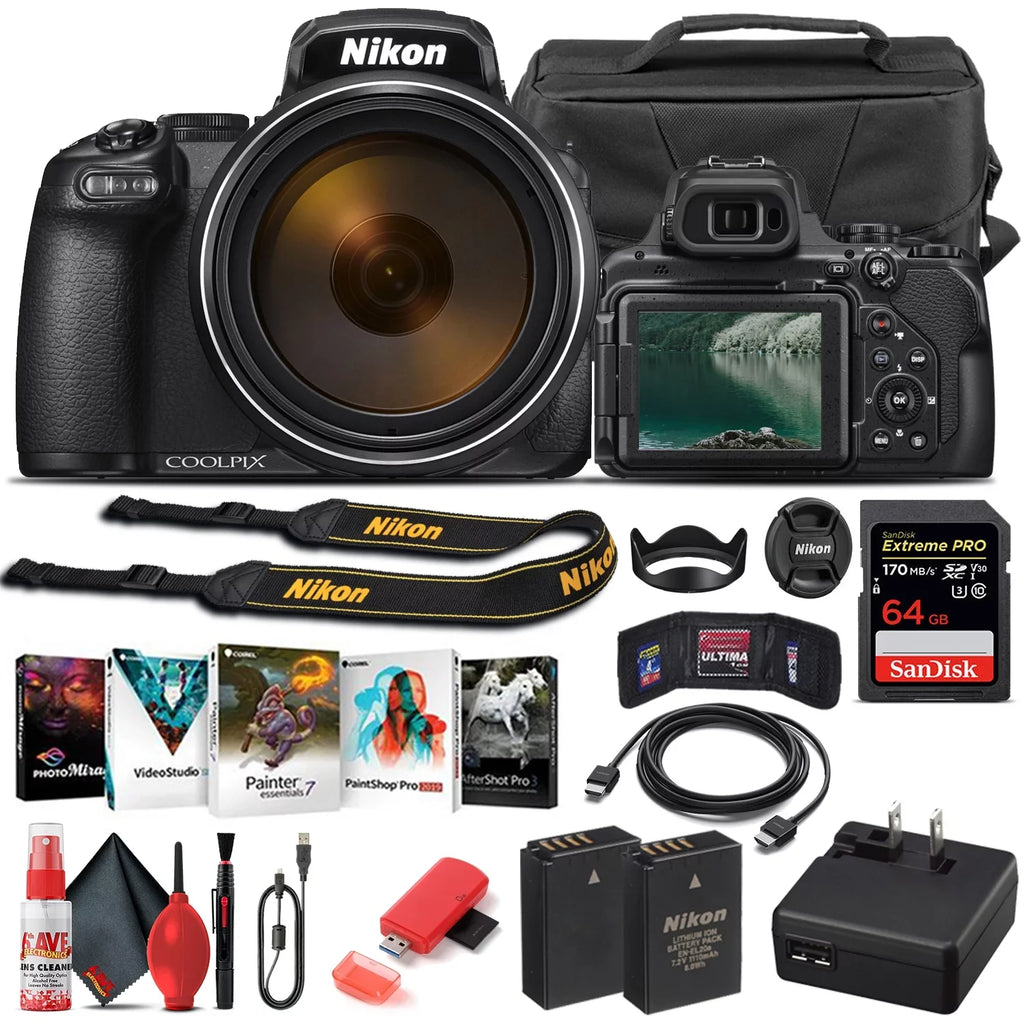 Nikon COOLPIX P1000 Digital Camera 26522  - Basic Bundle