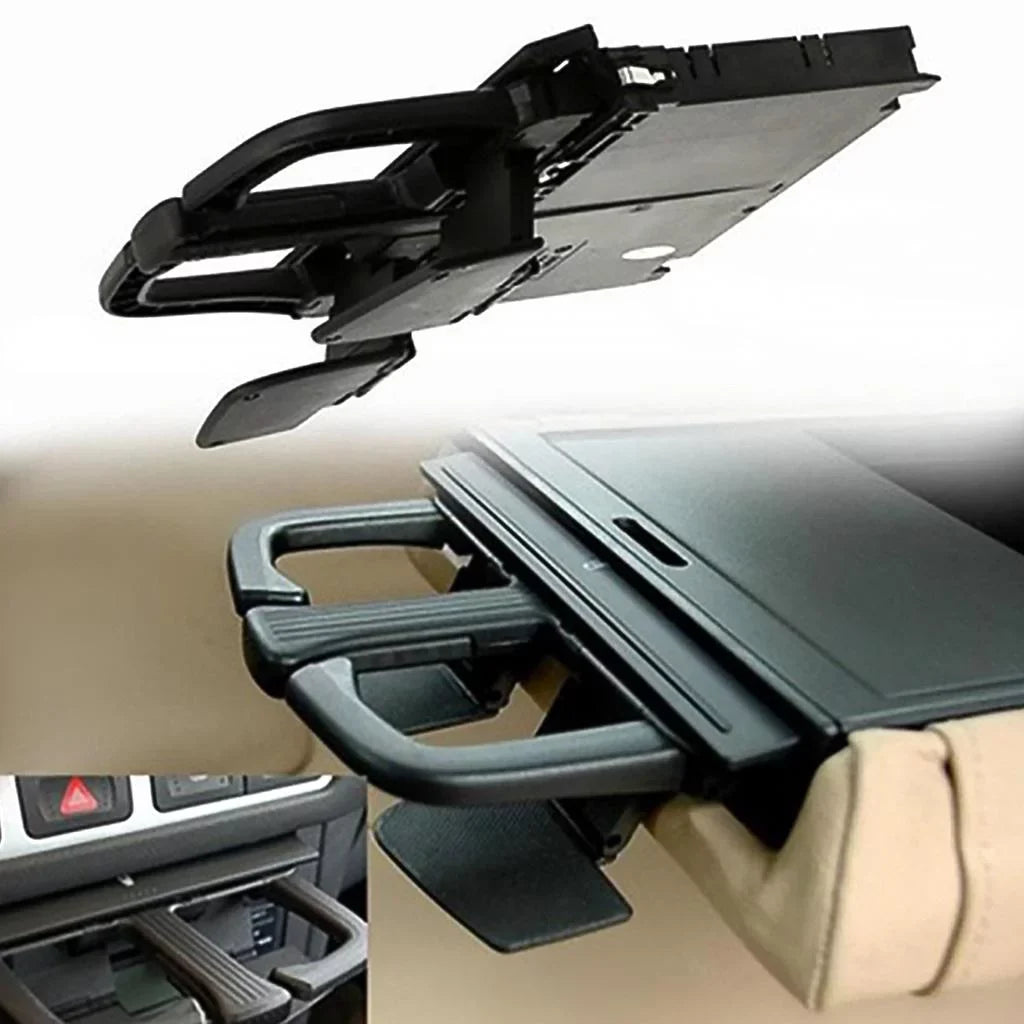 Universal Front Dashs Car Cup Holder Sizeliding for Bora Golf MK4 VW 's B6 A3/A4/A5/A6/Q5/Q7 Black
