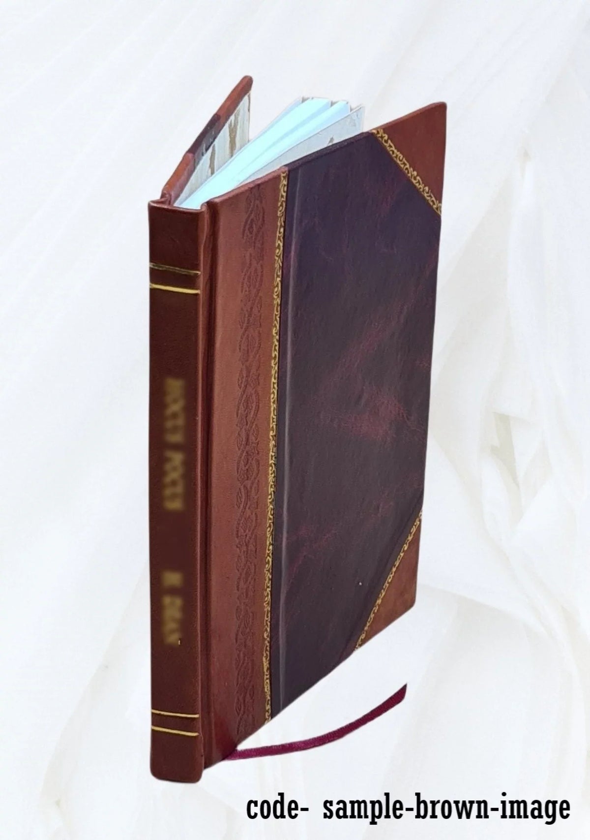 Disposal and purification of factory wastes or manufacturing sewage 1910 [Leather Bound]