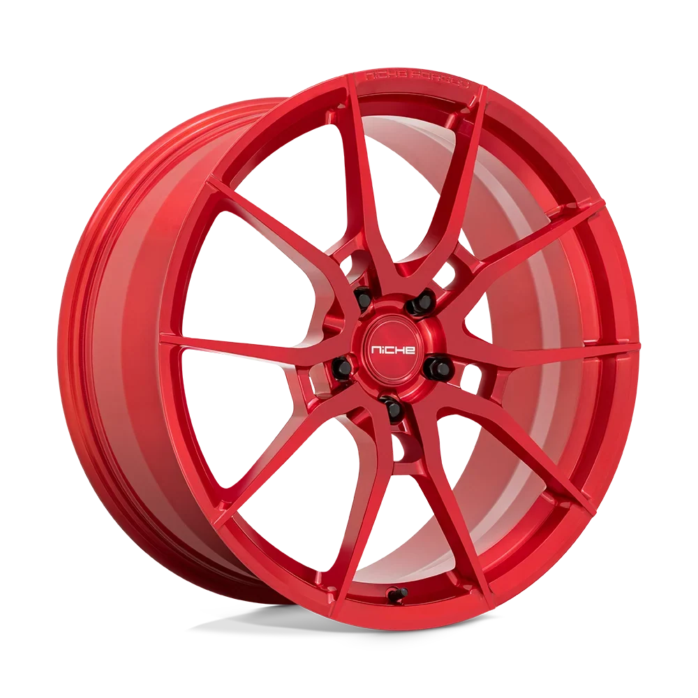 Niche Mono Monoblock Forged Rim M113 20X10 5X115 RED 20MM, T113200090+20