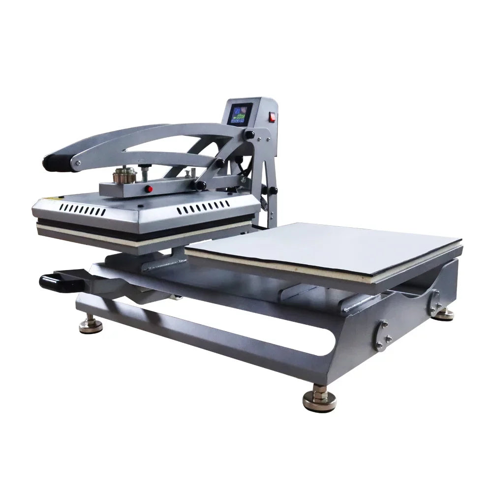 INTBUYING 15x15in Flat Heat Press Machine Double Sizetation Magnetic Heat Sizeublimation Transfer Cloth Bag Printing