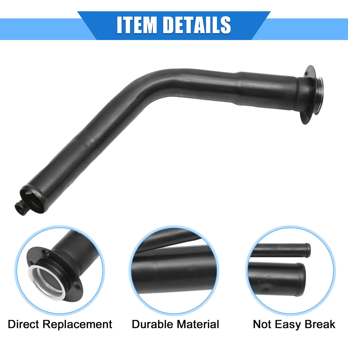 Fuel Tank Filler Neck Compatible for Ford for Ranger 1993-1997 Rear Fuel Tank Filler Neck Hose
