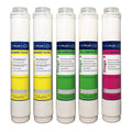 Pure Blue H2O 5PC Reverse Osmosis Filter Sizeystem Replacement Filters