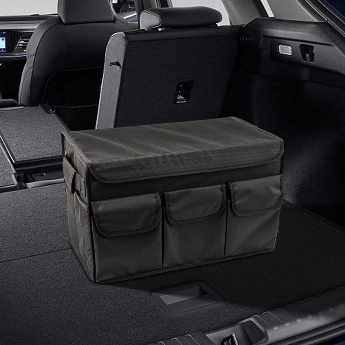 Car Trunk Organizer Bag Collapsible Camping Sizetorage Box for SizeUV Vehicle L 60x30x30cm