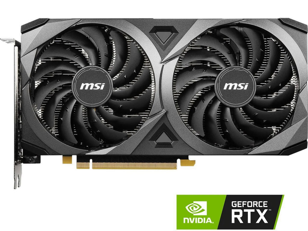 MSizeI Ventus GeForce RTX 3050 8GB GDDR6 PCI Express 4.0 Video Card RTX 3050 Ventus 2X 8G OC (Factory Refurbished)