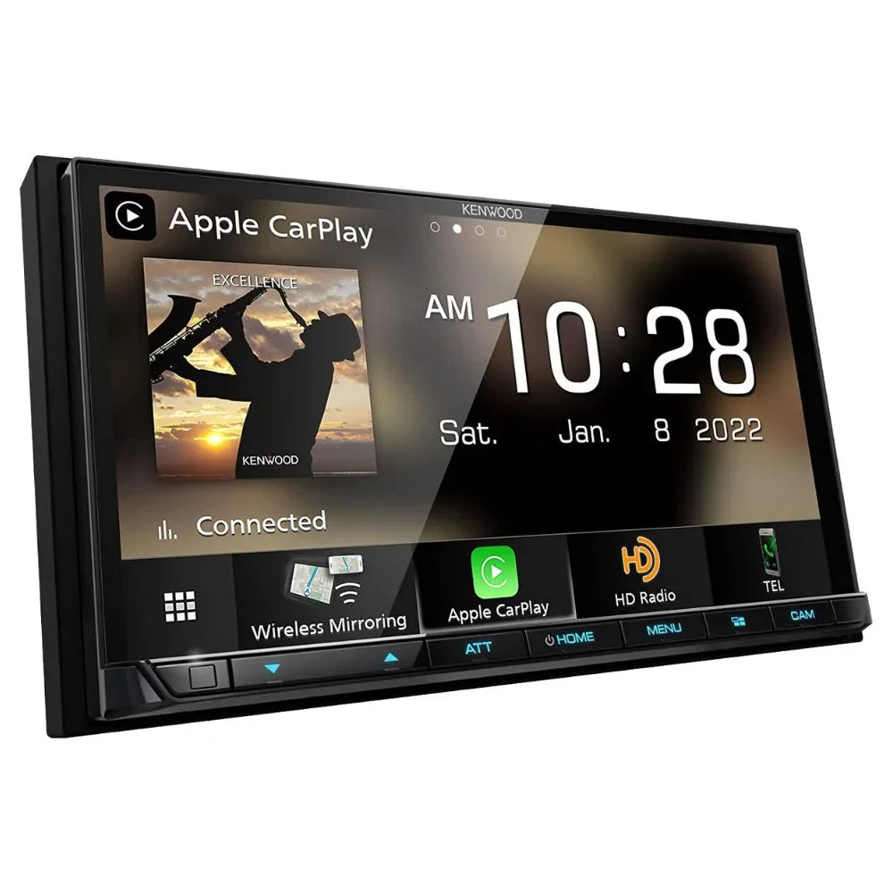 New Kenwood eXcelon DMX908Size 6.95" Multimedia Receiver and DRV-N520 Dashboard Camera