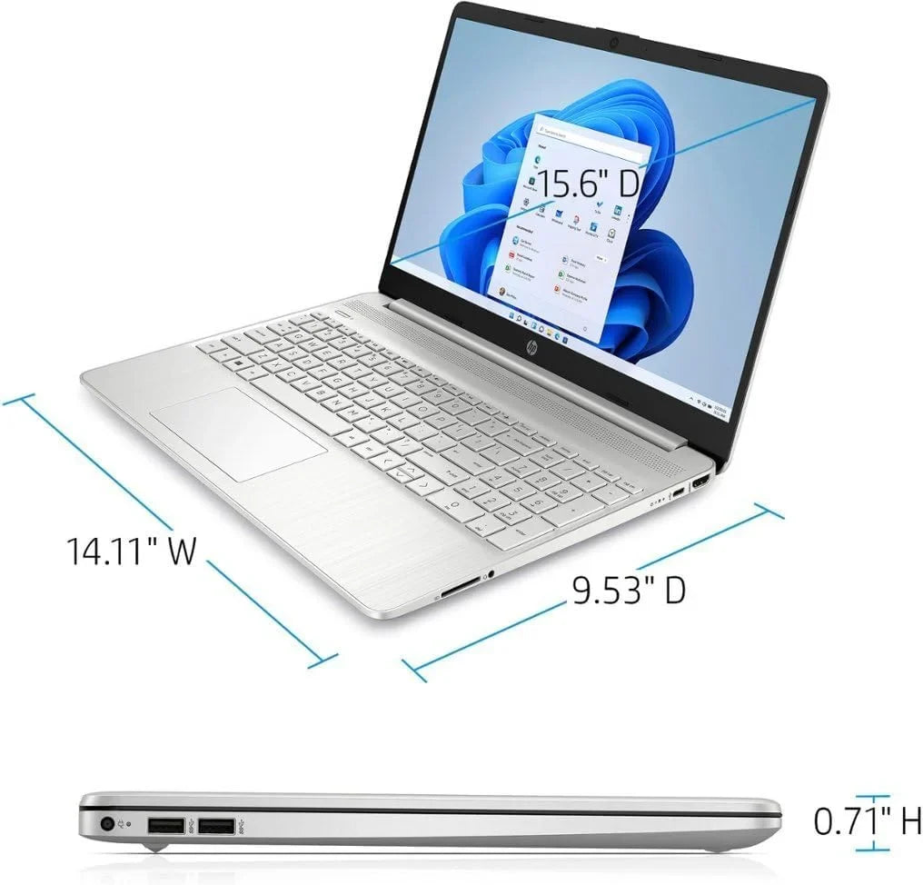 HP 15 15.6" FHD Touchscreen Business Laptop, 12th Gen Intel 10-Core i7-1255U, 32GB RAM, 2TB PCIe SizeSizeD, Numeric Keypad, Wi-Fi, HDMI, Windows 11 Home in Size Mode