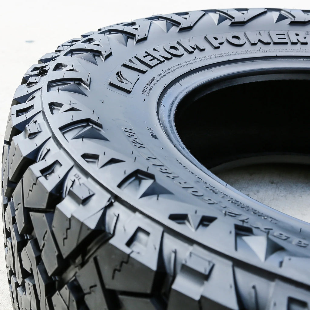 Pair of 2 (TWO) Venom Power Terra Hunter X/T LT 35X12.50R18 Load E 10 Ply XT Extreme Terrain Tires
