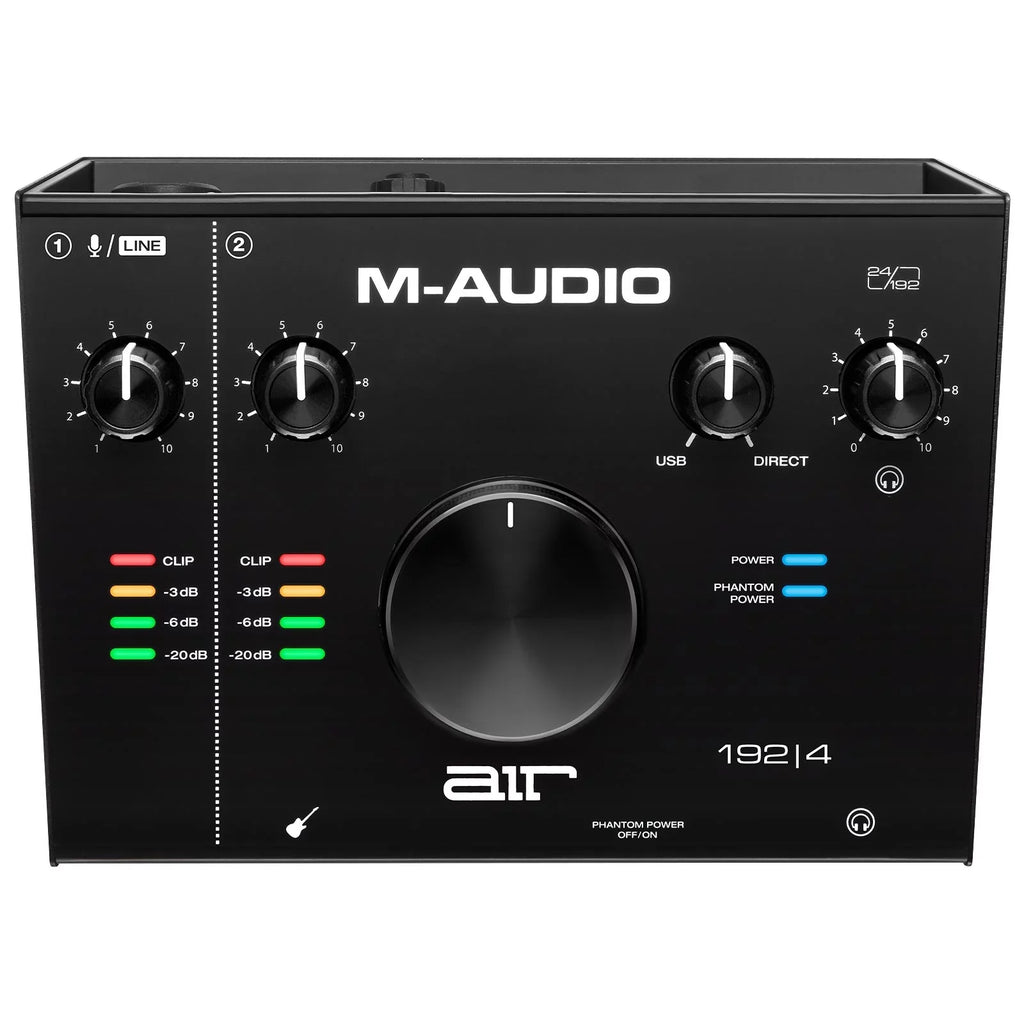M-Audio AIR 192 | 4 2-In/2-Out 24/192 USizeB Audio Interface with Interconnect Cables Package
