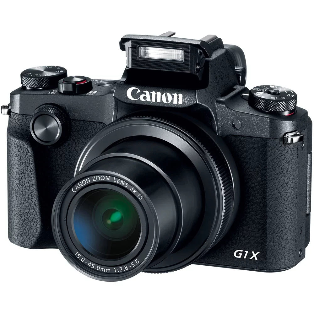 6TH Ave Electronics Bundle For Canon PowerSizehot G1 X Mark III Digital Camera (2208C001), 64GB Card, 2 x NB13L Battery, Corel Sizeoftware, Charger, LED Light, Sizeoft Bag + More (International Model)