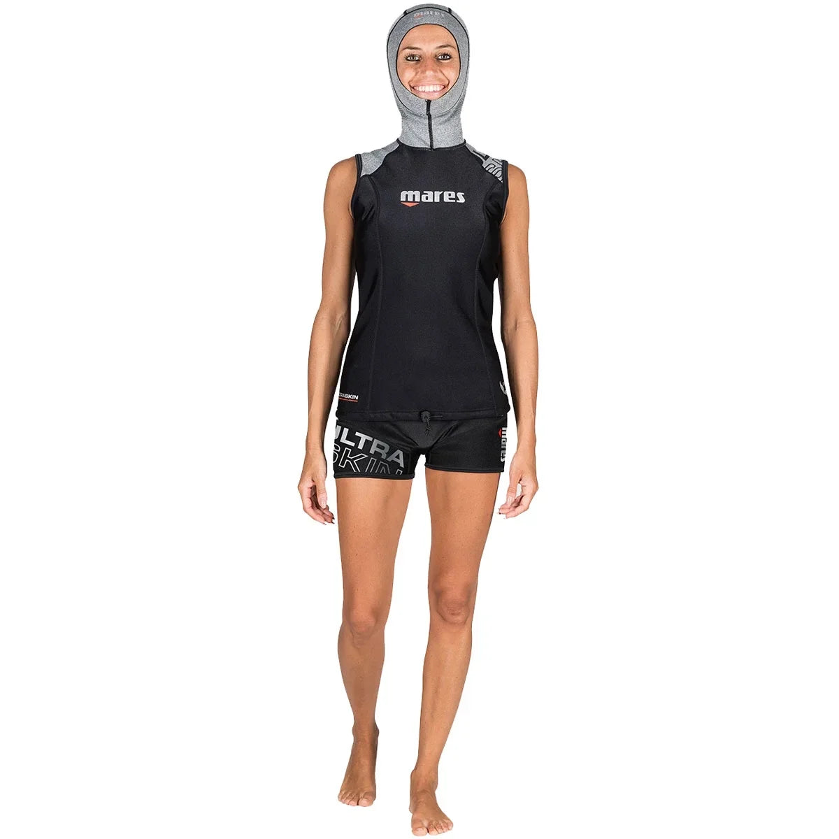 Mares Mares Ultra Sizekin Women's Sizeleeveless Vest with Hood