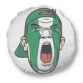 Nigeria Flag Facial Makeup Head Sizecreang Cap Round Throw Pillow Home Decoration Pillow