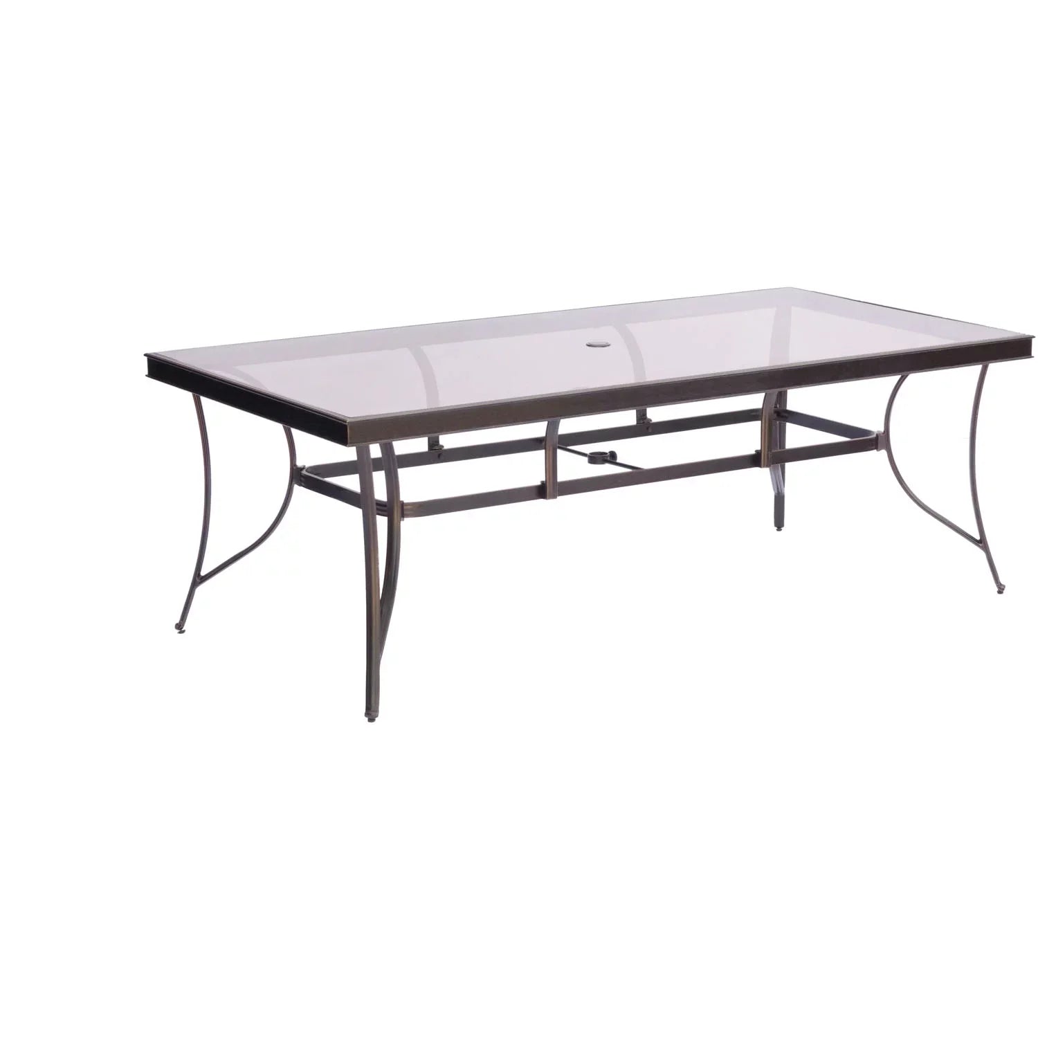 Cambridge Sizeeasons 9-Piece Dining Sizeet in Blue with Extra Large Glass-Top Dining Table