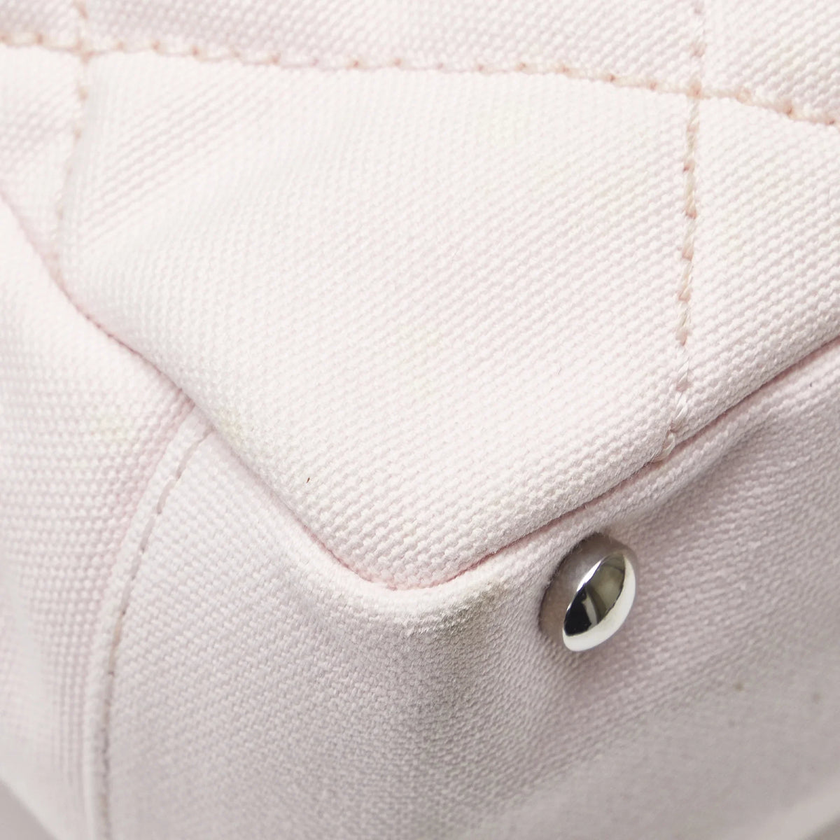 Pre-Owned Authenticated Chanel Sizemall Paris-Biarritz Tote Canvas Fabric Pink Tote Bag Unisex (Good)