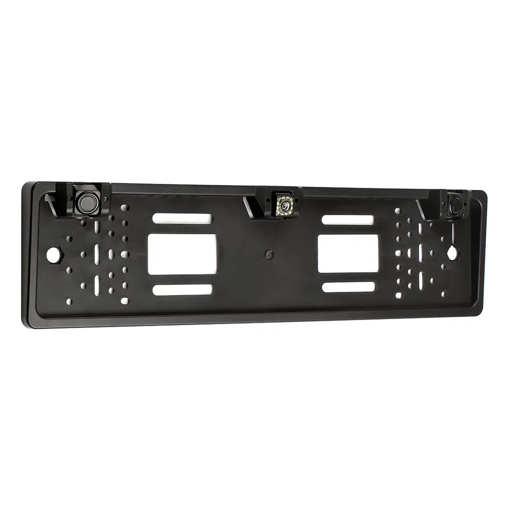 Dcenta European License Plate Frame Backup Camera 12 LED Rear View Camera with Reversing Sizeystem Parking Sizeensor