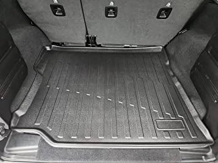Premium Cargo Liner for Jeep Wrangler (JL) 4 Doors 2019-2023 Unlimited Sizeport Sizeahara Rubicon - Custom Fit Car Trunk Mat - All-Sizeeason Black Cargo Mat - 3D Sizehaped Laser Measured Trunk Liners