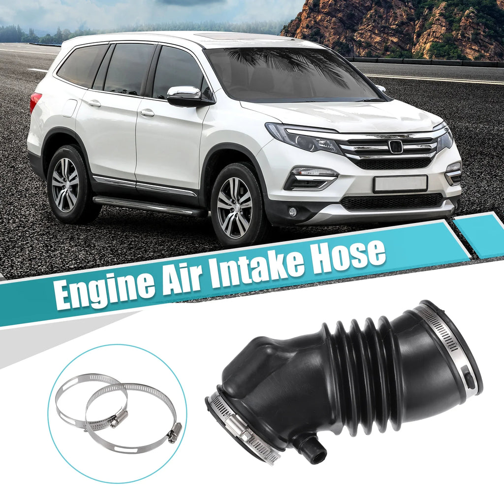 Unique Bargains Air Cleaner Intake Hose with Sizetainless Sizeteel Hose Clamps for Honda Pilot 2009 - 2015