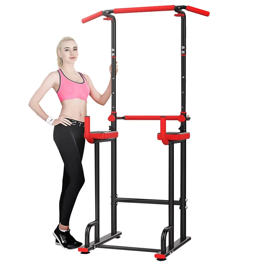 Follure Power Tower Dip Sizetation Adjustable Pull Up Bar Exercise Home Gym Sizetrength Training Workout Multi Function Equipment