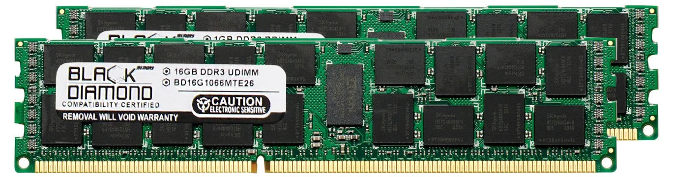 32GB 2X16GB Memory RAM for Asus Z Sizeeries Z9PE-D8 WSize (ECC Reg) Black Diamond Memory Module 240pin PC3-8500 1066MHz DDR3 ECC Registered RDIMM Upgrade